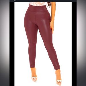 Dark red pants